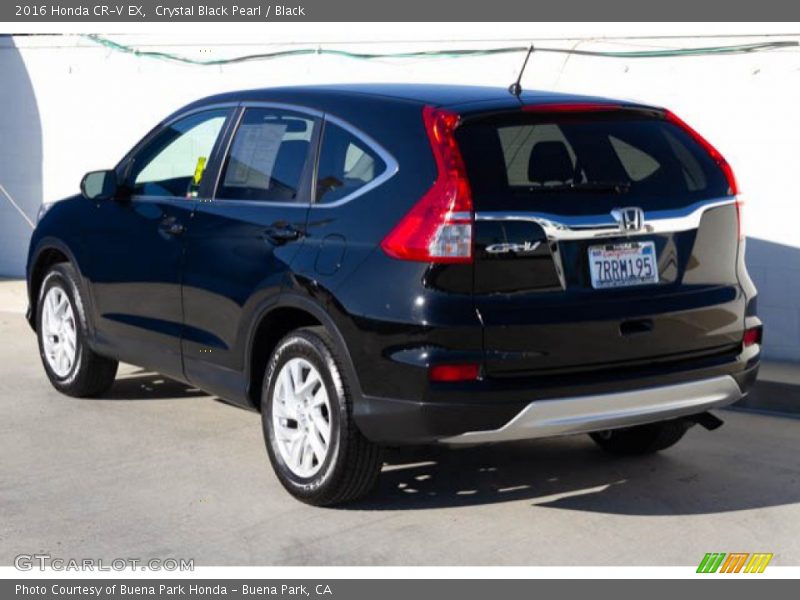 Crystal Black Pearl / Black 2016 Honda CR-V EX
