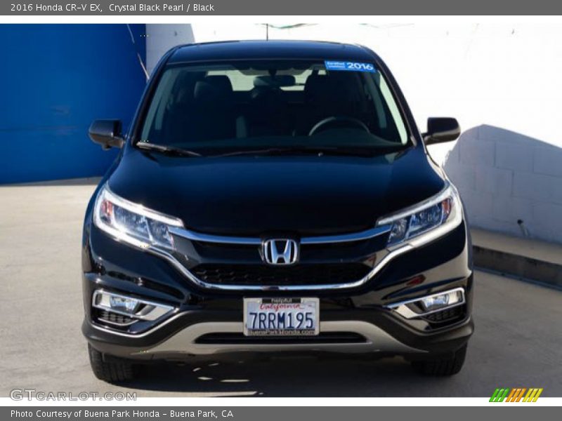 Crystal Black Pearl / Black 2016 Honda CR-V EX