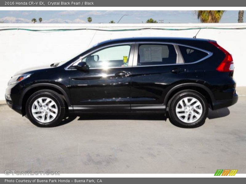 Crystal Black Pearl / Black 2016 Honda CR-V EX