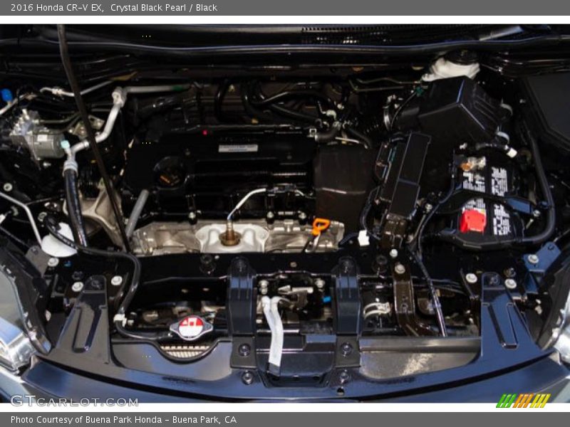 Crystal Black Pearl / Black 2016 Honda CR-V EX