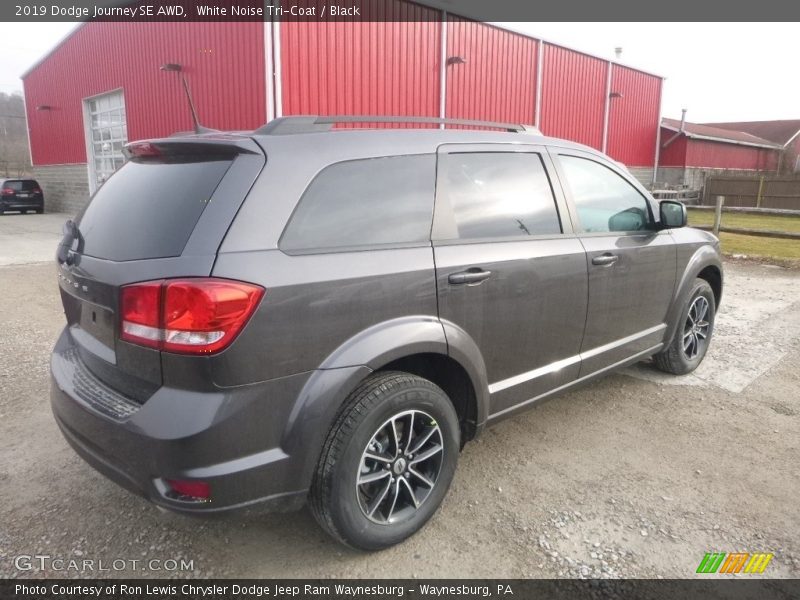 White Noise Tri-Coat / Black 2019 Dodge Journey SE AWD