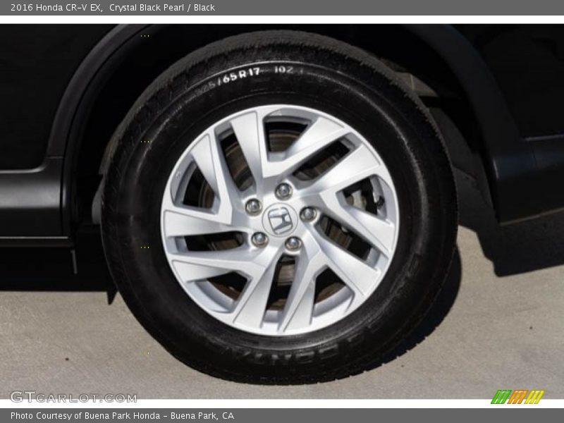 Crystal Black Pearl / Black 2016 Honda CR-V EX