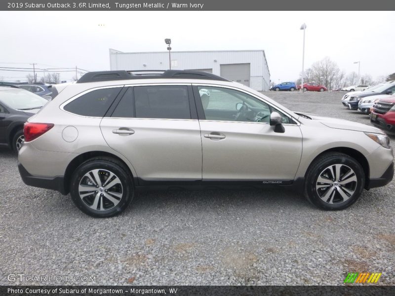 Tungsten Metallic / Warm Ivory 2019 Subaru Outback 3.6R Limited