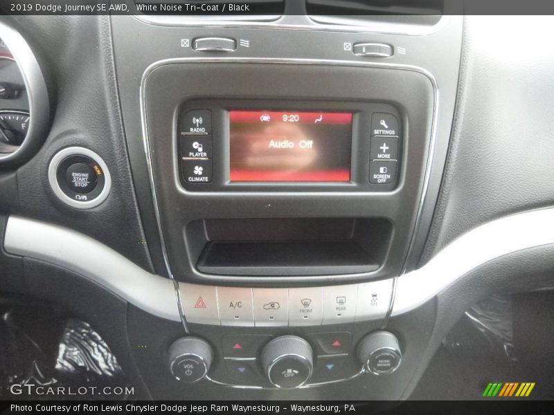 White Noise Tri-Coat / Black 2019 Dodge Journey SE AWD