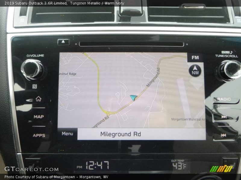 Tungsten Metallic / Warm Ivory 2019 Subaru Outback 3.6R Limited