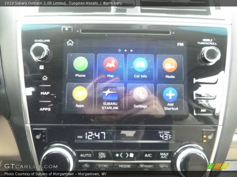 Tungsten Metallic / Warm Ivory 2019 Subaru Outback 3.6R Limited