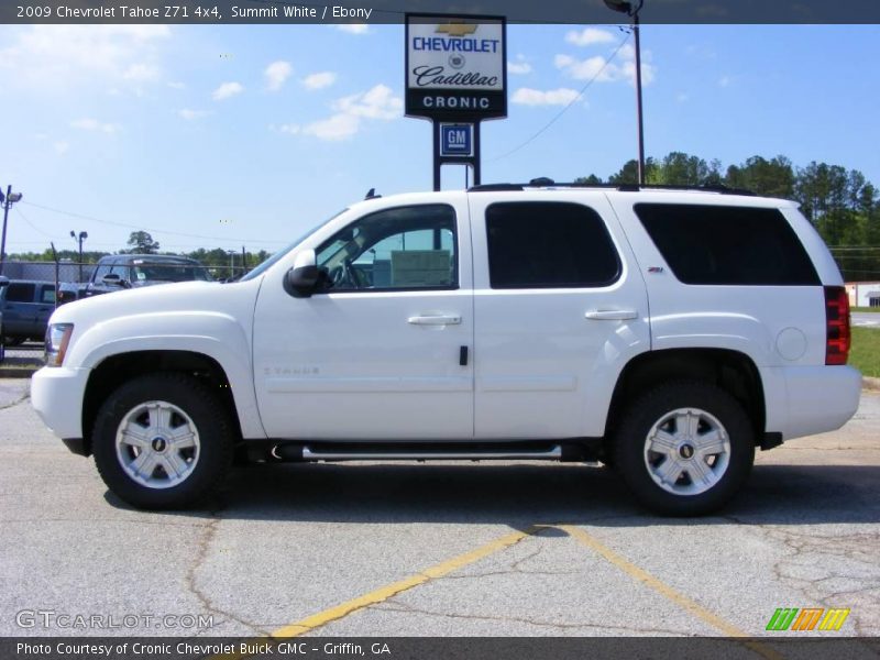 Summit White / Ebony 2009 Chevrolet Tahoe Z71 4x4