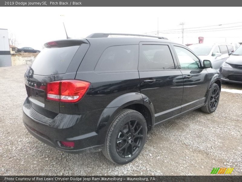 Pitch Black / Black 2019 Dodge Journey SE