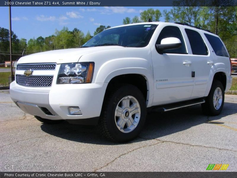 Summit White / Ebony 2009 Chevrolet Tahoe Z71 4x4