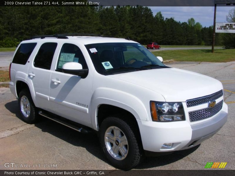 Summit White / Ebony 2009 Chevrolet Tahoe Z71 4x4