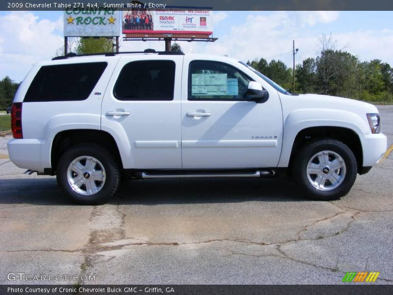 Summit White / Ebony 2009 Chevrolet Tahoe Z71 4x4