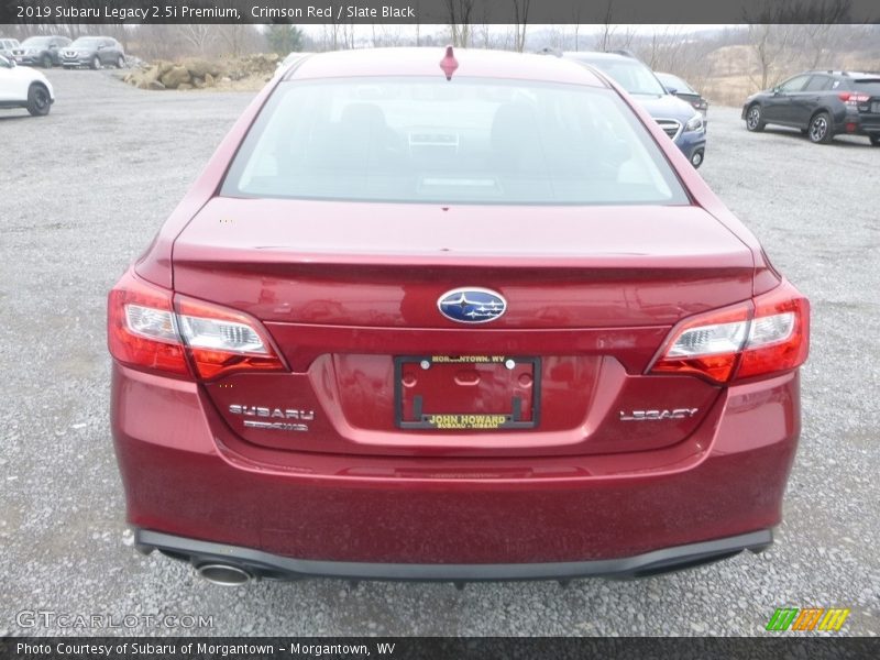 Crimson Red / Slate Black 2019 Subaru Legacy 2.5i Premium