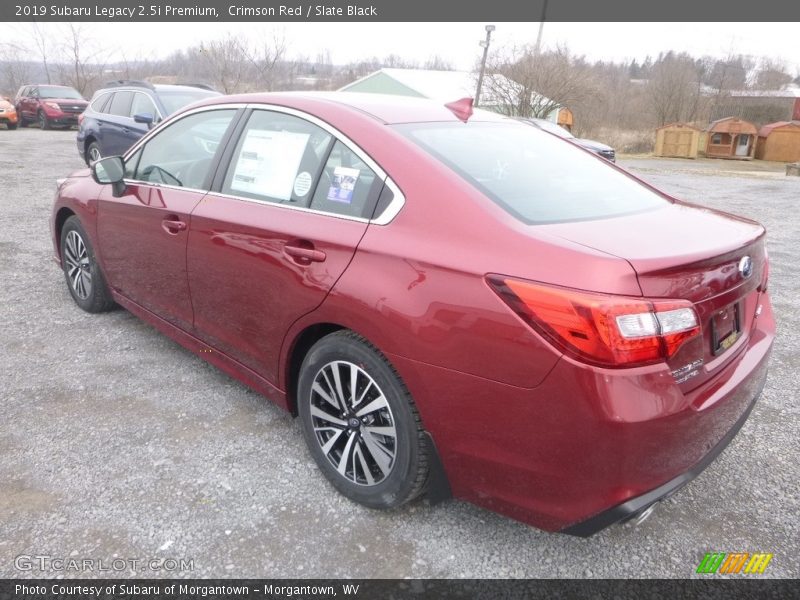 Crimson Red / Slate Black 2019 Subaru Legacy 2.5i Premium