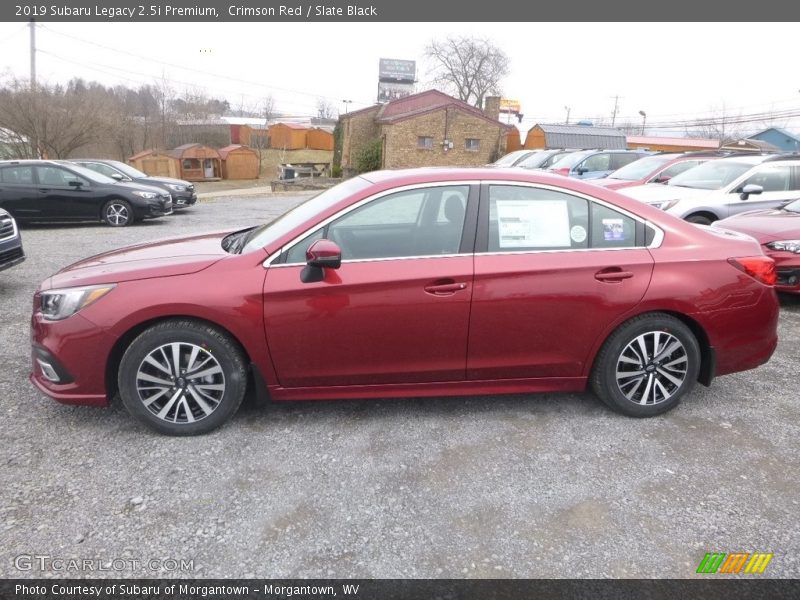 Crimson Red / Slate Black 2019 Subaru Legacy 2.5i Premium