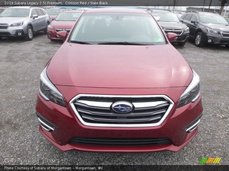 Crimson Red / Slate Black 2019 Subaru Legacy 2.5i Premium