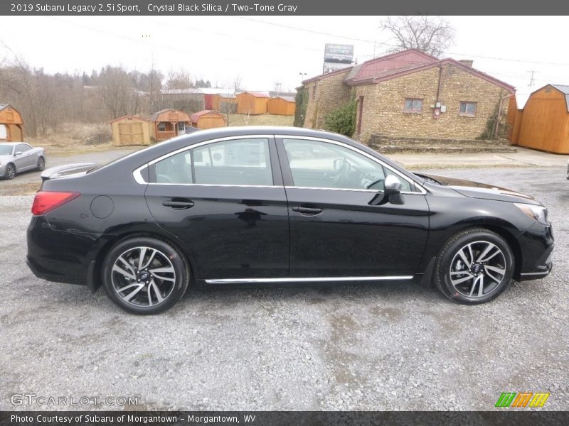 Crystal Black Silica / Two-Tone Gray 2019 Subaru Legacy 2.5i Sport