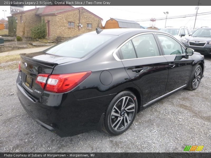 Crystal Black Silica / Two-Tone Gray 2019 Subaru Legacy 2.5i Sport