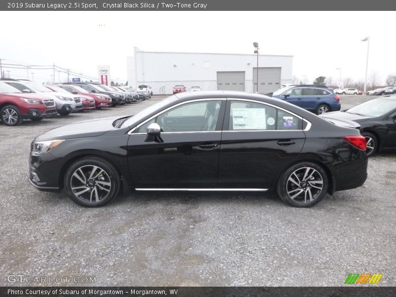 Crystal Black Silica / Two-Tone Gray 2019 Subaru Legacy 2.5i Sport