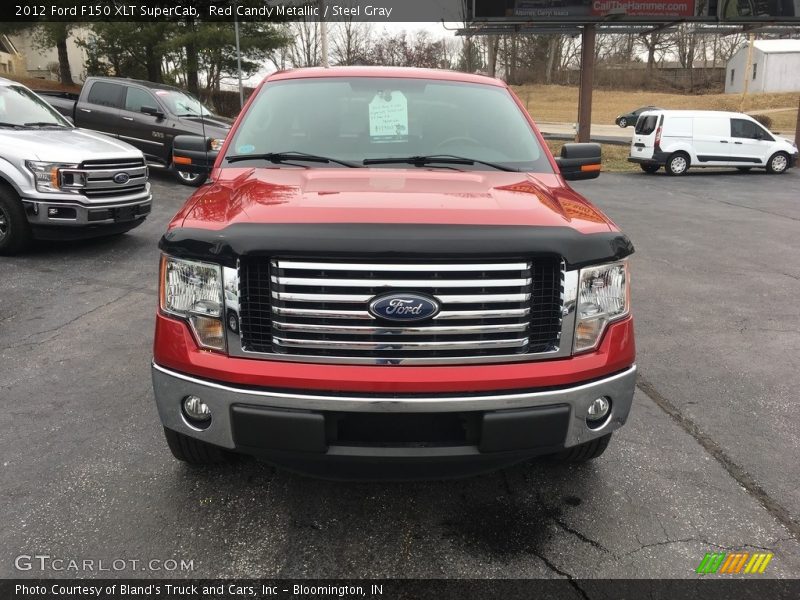 Red Candy Metallic / Steel Gray 2012 Ford F150 XLT SuperCab