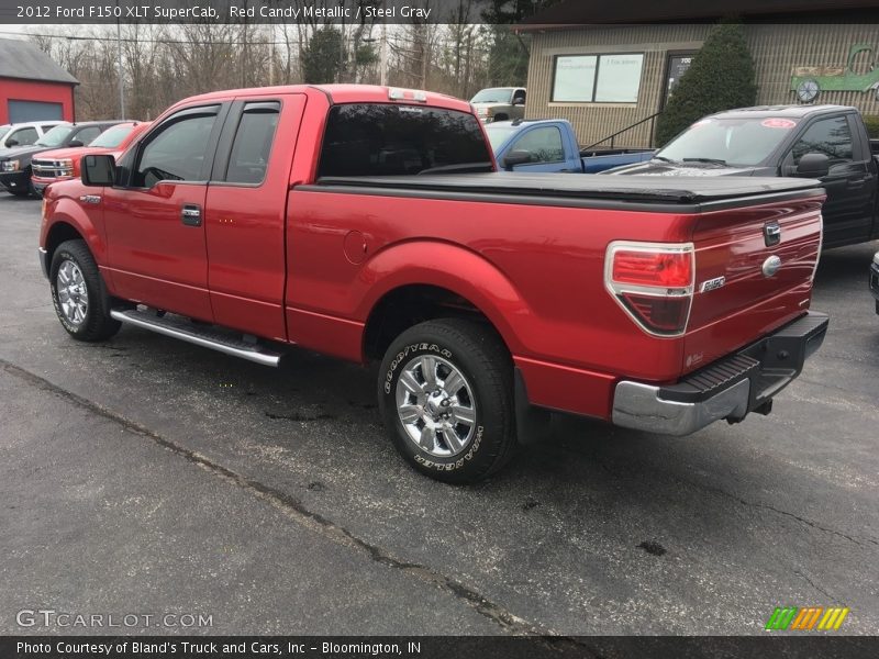 Red Candy Metallic / Steel Gray 2012 Ford F150 XLT SuperCab