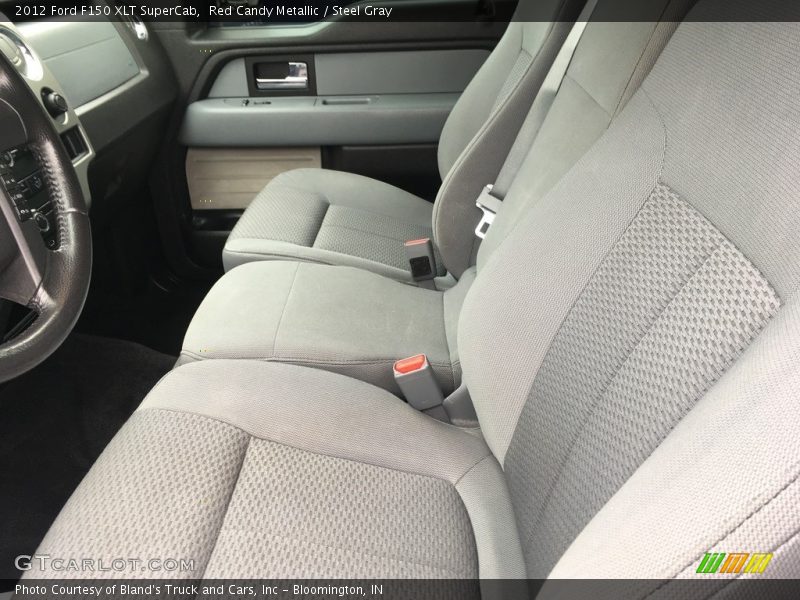 Red Candy Metallic / Steel Gray 2012 Ford F150 XLT SuperCab
