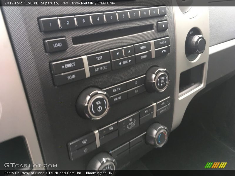 Red Candy Metallic / Steel Gray 2012 Ford F150 XLT SuperCab