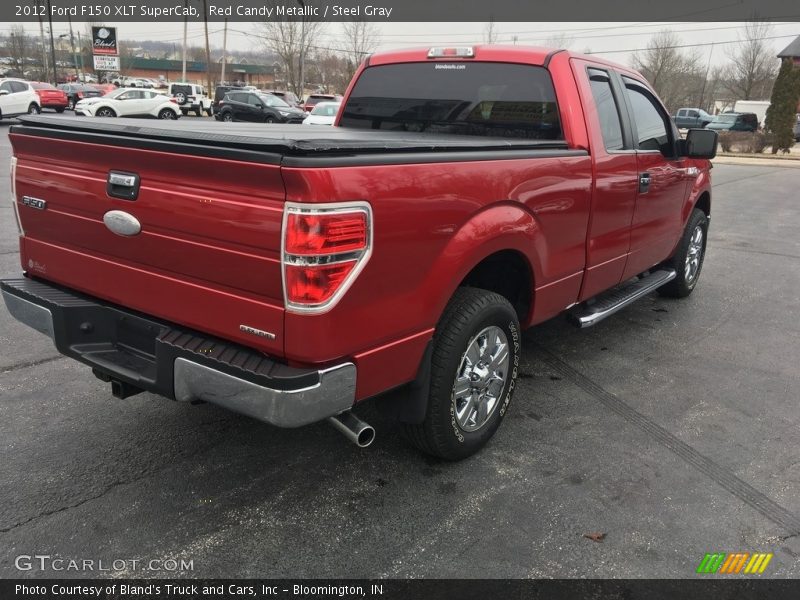 Red Candy Metallic / Steel Gray 2012 Ford F150 XLT SuperCab
