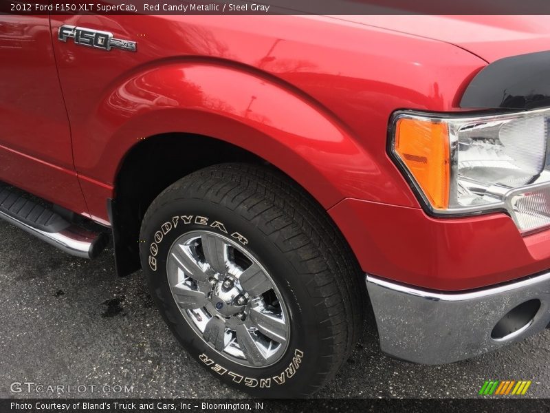 Red Candy Metallic / Steel Gray 2012 Ford F150 XLT SuperCab