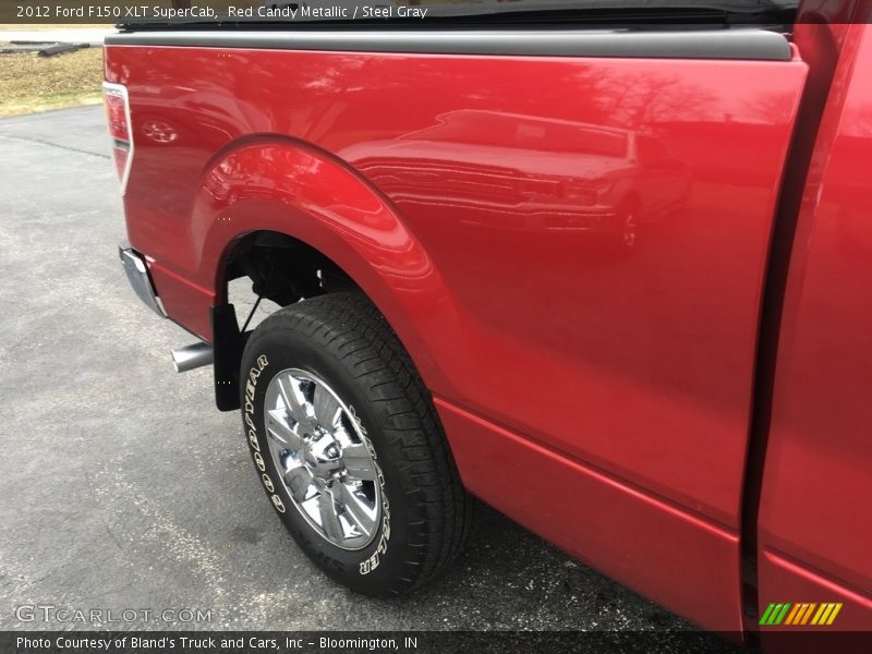 Red Candy Metallic / Steel Gray 2012 Ford F150 XLT SuperCab