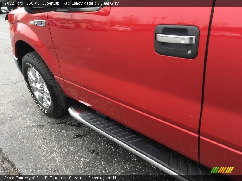 Red Candy Metallic / Steel Gray 2012 Ford F150 XLT SuperCab