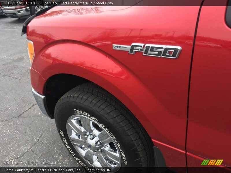 Red Candy Metallic / Steel Gray 2012 Ford F150 XLT SuperCab