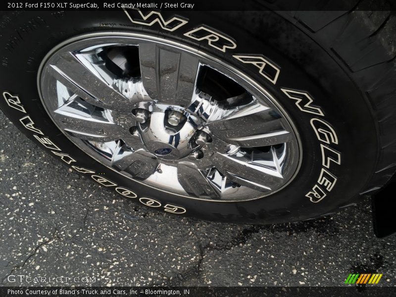 Red Candy Metallic / Steel Gray 2012 Ford F150 XLT SuperCab
