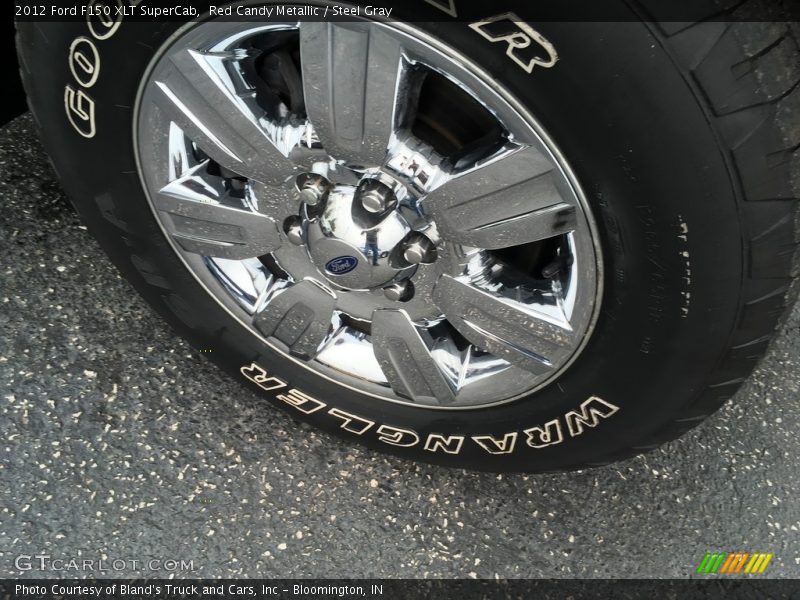 Red Candy Metallic / Steel Gray 2012 Ford F150 XLT SuperCab