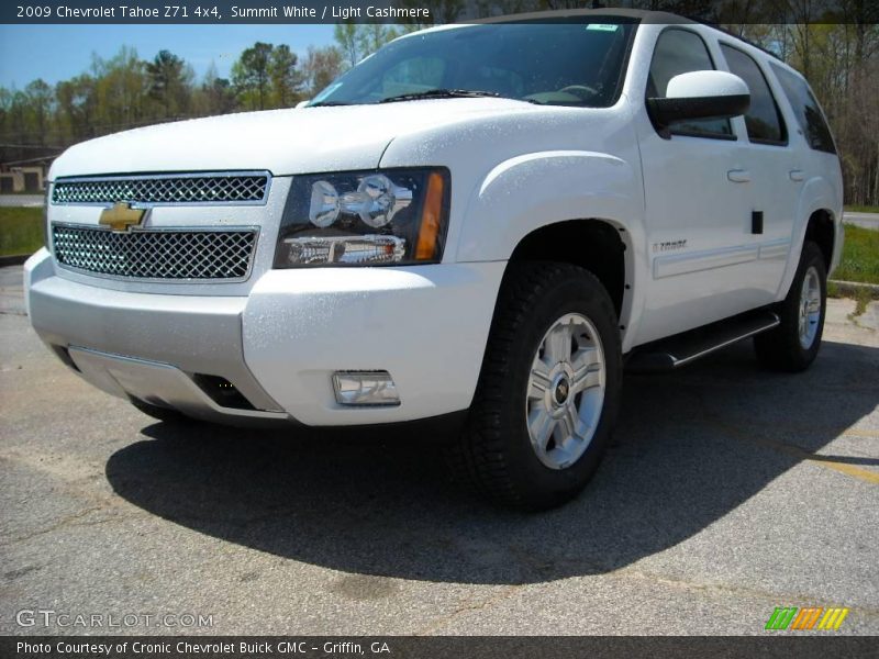 Summit White / Light Cashmere 2009 Chevrolet Tahoe Z71 4x4
