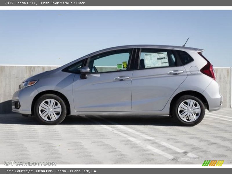 Lunar Silver Metallic / Black 2019 Honda Fit LX