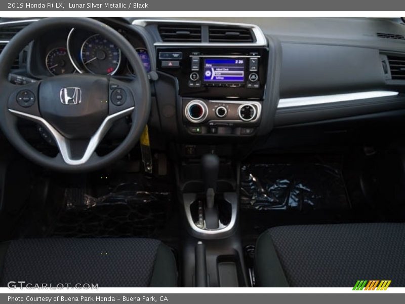 Lunar Silver Metallic / Black 2019 Honda Fit LX