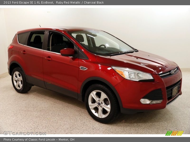 Ruby Red Metallic / Charcoal Black 2013 Ford Escape SE 1.6L EcoBoost