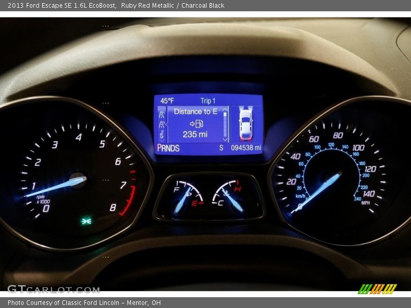 Ruby Red Metallic / Charcoal Black 2013 Ford Escape SE 1.6L EcoBoost