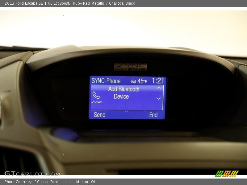 Ruby Red Metallic / Charcoal Black 2013 Ford Escape SE 1.6L EcoBoost