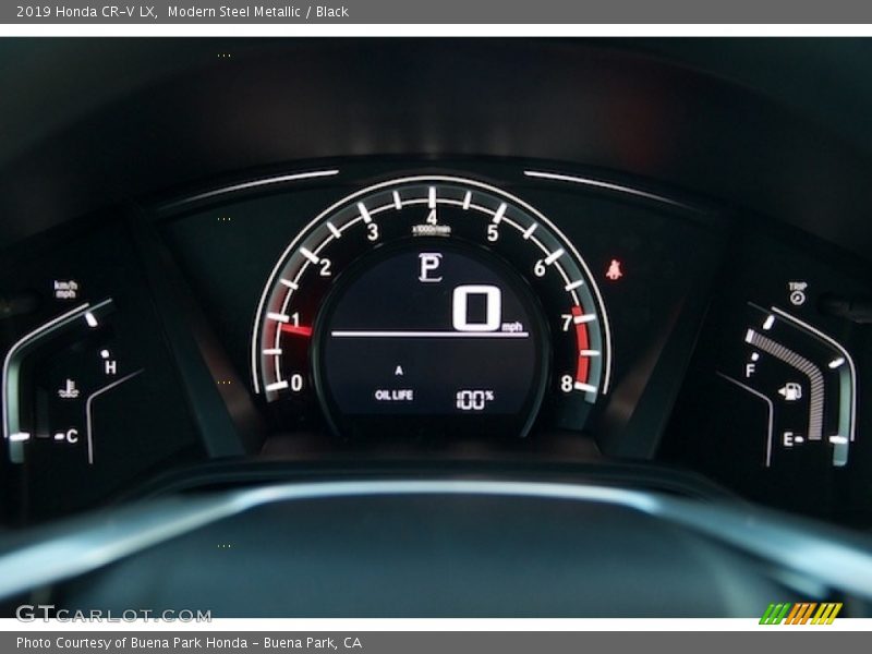 Modern Steel Metallic / Black 2019 Honda CR-V LX