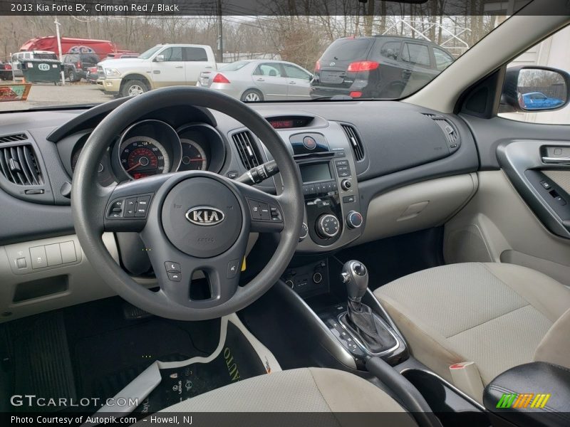 Crimson Red / Black 2013 Kia Forte EX