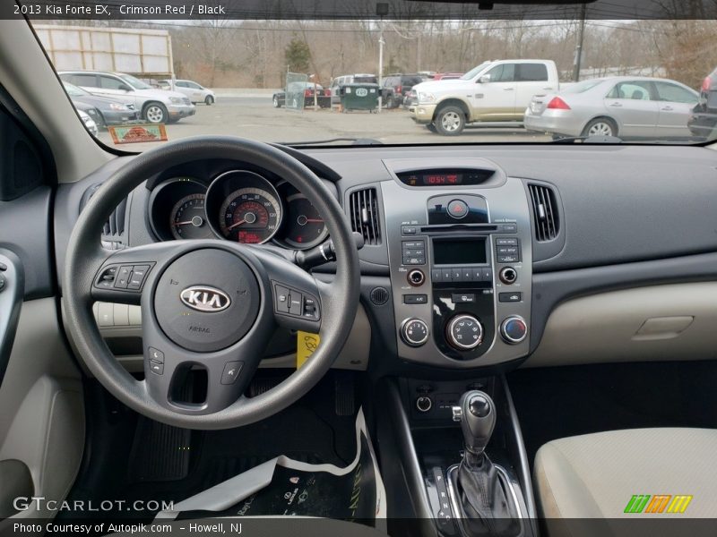 Crimson Red / Black 2013 Kia Forte EX