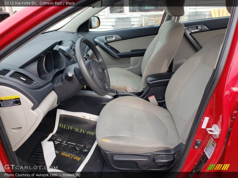 Crimson Red / Black 2013 Kia Forte EX