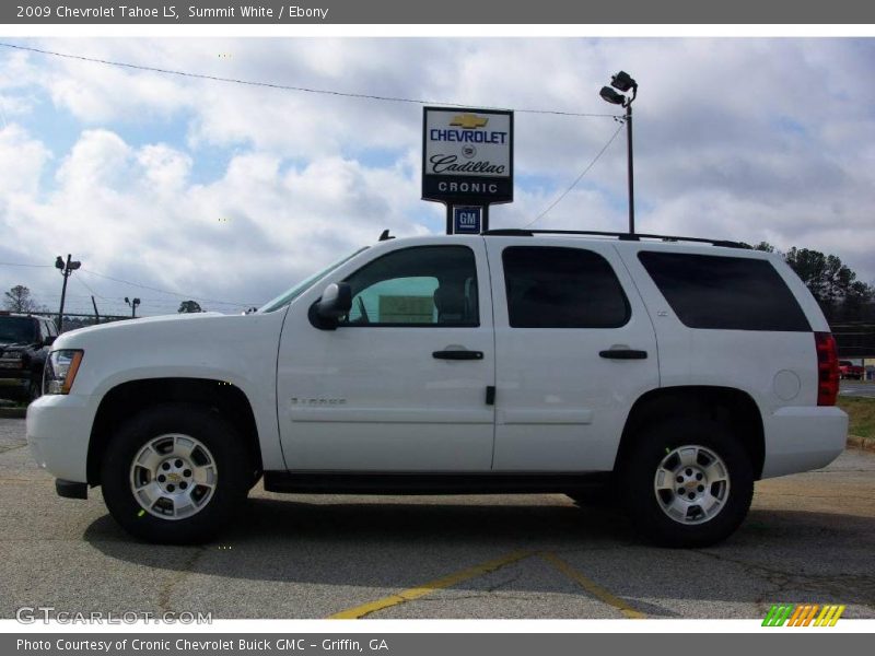 Summit White / Ebony 2009 Chevrolet Tahoe LS