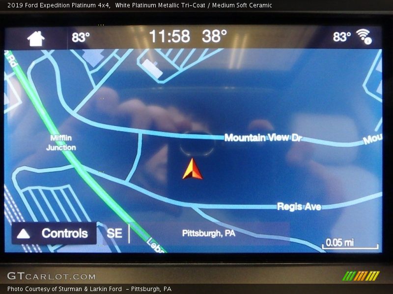 White Platinum Metallic Tri-Coat / Medium Soft Ceramic 2019 Ford Expedition Platinum 4x4