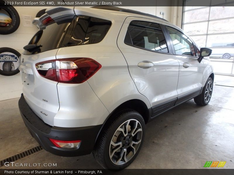 Moondust Silver Metallic / Ebony Black 2019 Ford EcoSport SES 4WD