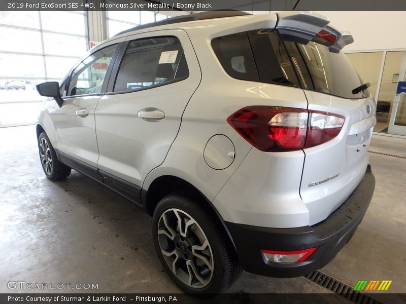 Moondust Silver Metallic / Ebony Black 2019 Ford EcoSport SES 4WD
