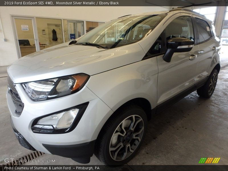 Moondust Silver Metallic / Ebony Black 2019 Ford EcoSport SES 4WD