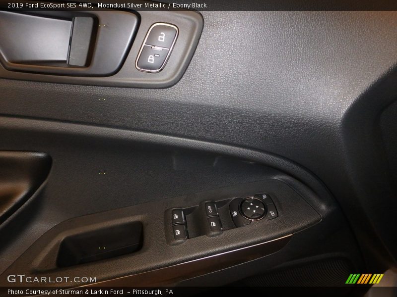 Moondust Silver Metallic / Ebony Black 2019 Ford EcoSport SES 4WD
