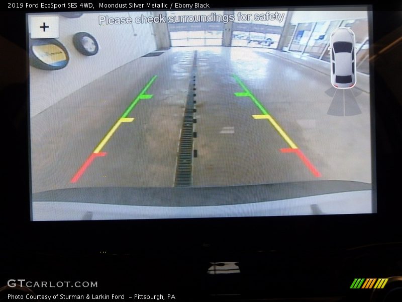 Moondust Silver Metallic / Ebony Black 2019 Ford EcoSport SES 4WD